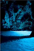 inside of Blue cave